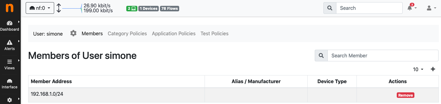 Binding the private LAN to a user