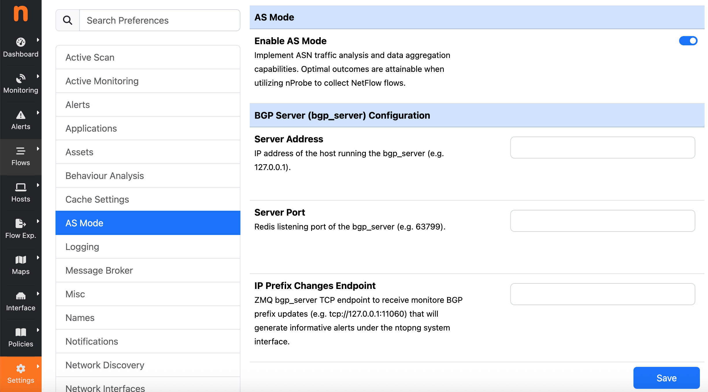 AS Mode Configuration