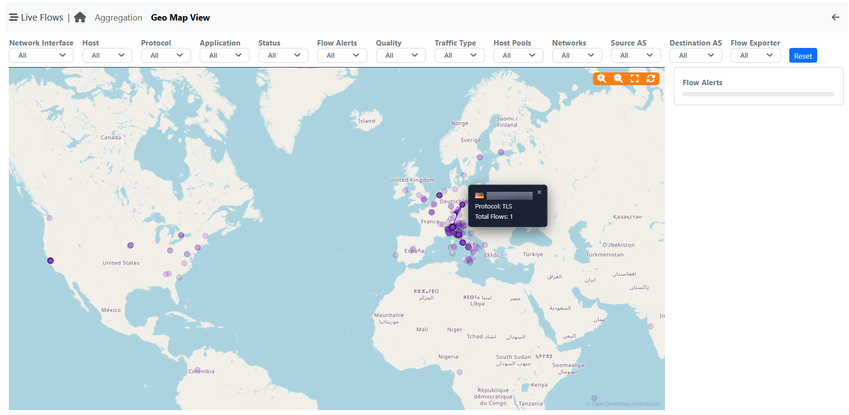 Live Flows Analysis Info Criteria