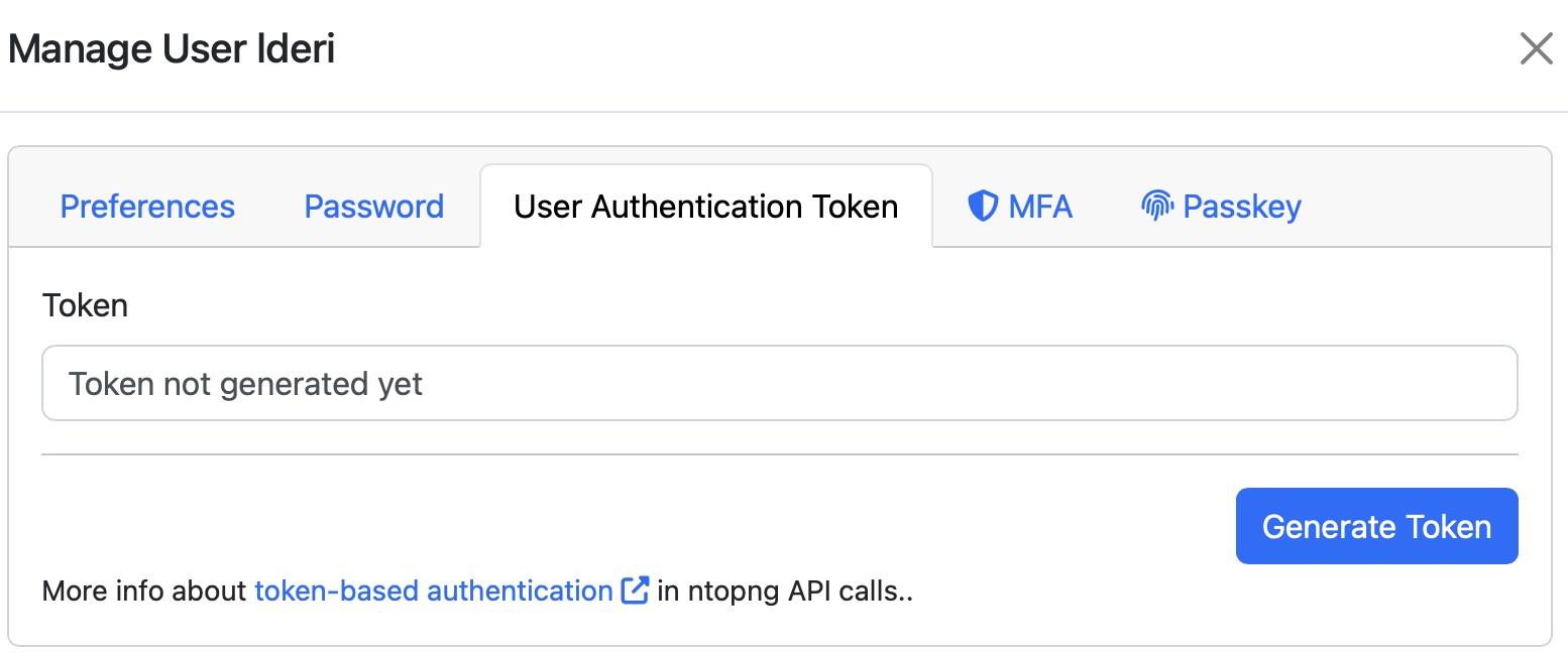 ntopng auth token